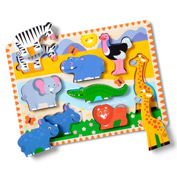 Safari Animals - Chunky Puzzle - Image 2