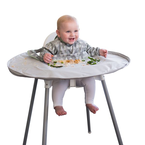 Bib & Tray Kit - Dove Grey - Image 2