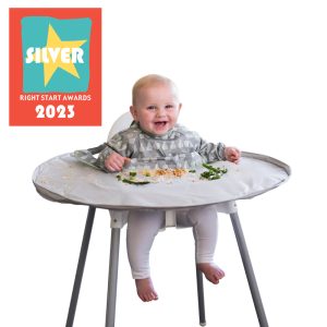 Bib & Tray Kit - Dove Grey