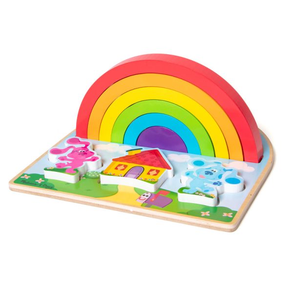 Blue's Clues & You! Wooden Rainbow Stacking Puzzle - Image 2