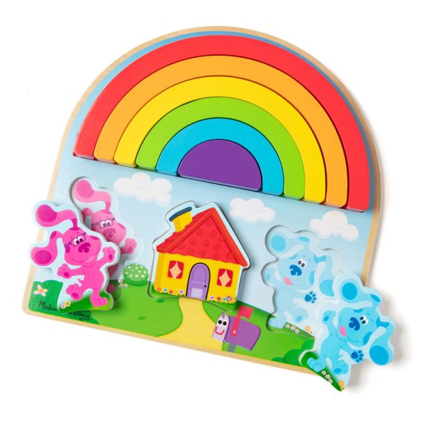 Blue's Clues & You! Wooden Rainbow Stacking Puzzle