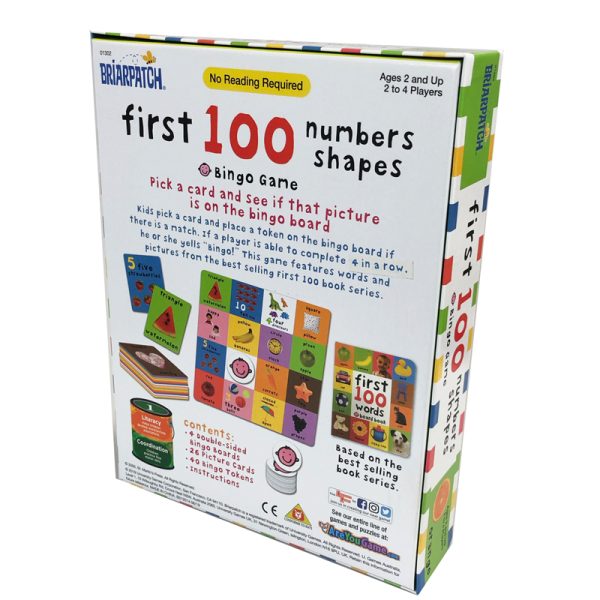 First 100 Numbers, Colours and Shapes Bingo - Image 2