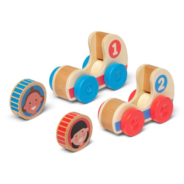 Go Tots Wooden Race Cars - Image 2