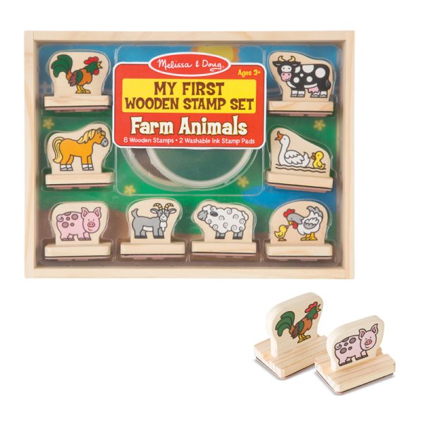 My First Animal Stamp Set - Farm Animals - Image 2