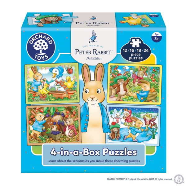 Peter Rabbit 4-in-a-Box Puzzles