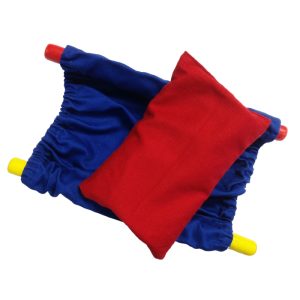 Pouch Lummi Sticks and a Bean Bag