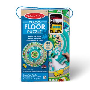 Round The Shore Tracks Floor Puzzle