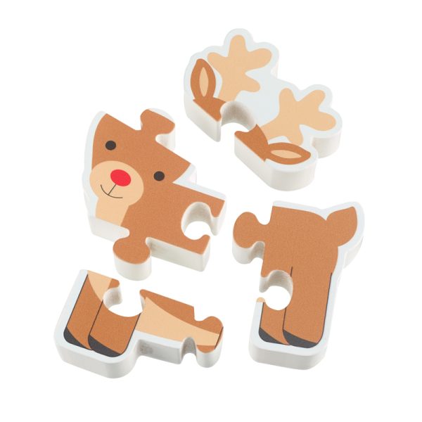 Rudolph Wooden Puzzle - Image 3