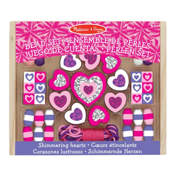 Shimmering Hearts Bead Set