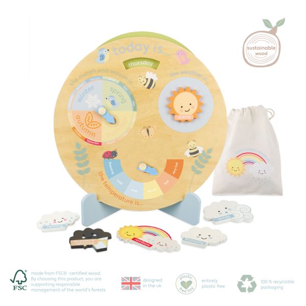 Spring Garden Weather Clock - Image 2