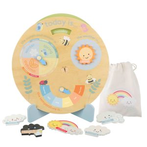 Spring Garden Weather Clock