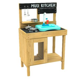 TP Splash and Play Early Fun Wooden Mud Kitchen