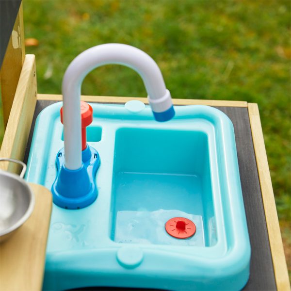 TP Splash and Play Early Fun Wooden Mud Kitchen - Image 3