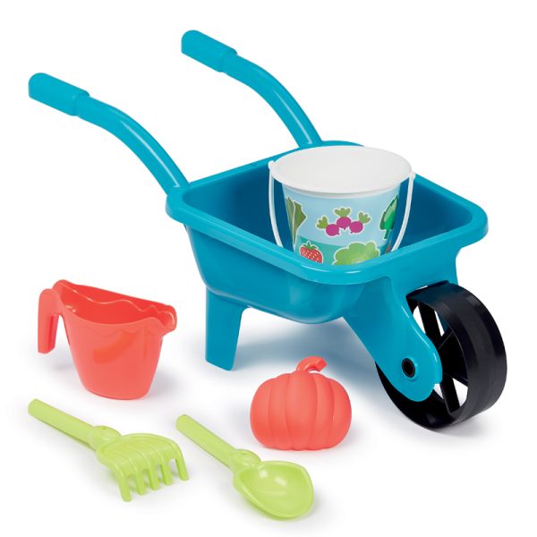 Wheelbarrow with Tools - Teal