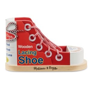 Wooden Lacing Shoe