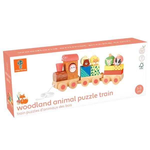 Woddland Animals Puzzle Train - Image 3