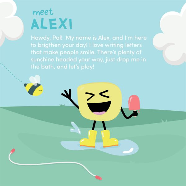 Glo Pals Light Up Sensory Toy Character Pack Yellow - Alex - Image 10