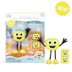 Glo Pals Light Up Sensory Toy Character Pack Yellow - Alex