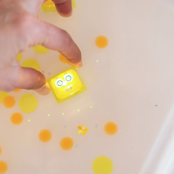 Glo Pals Light Up Sensory Toy Character Pack Yellow - Alex - Image 4