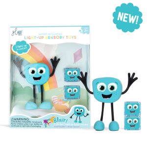 Glo Pals Light Up Sensory Toy Character Pack Blue - Blair