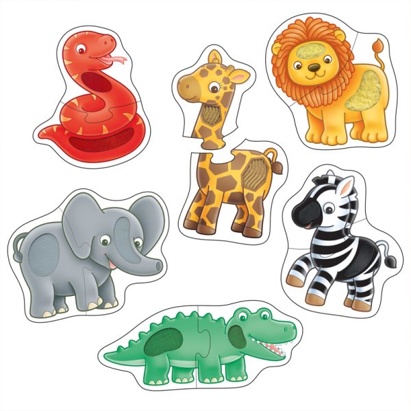Match and Feel Two-piece Puzzles - Image 2