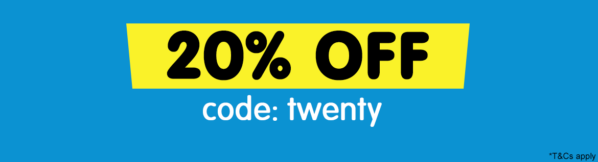 20% OFF - code: twenty