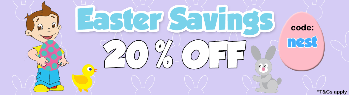 Easter Savings - 20% OFF - code nest - T&Cs apply